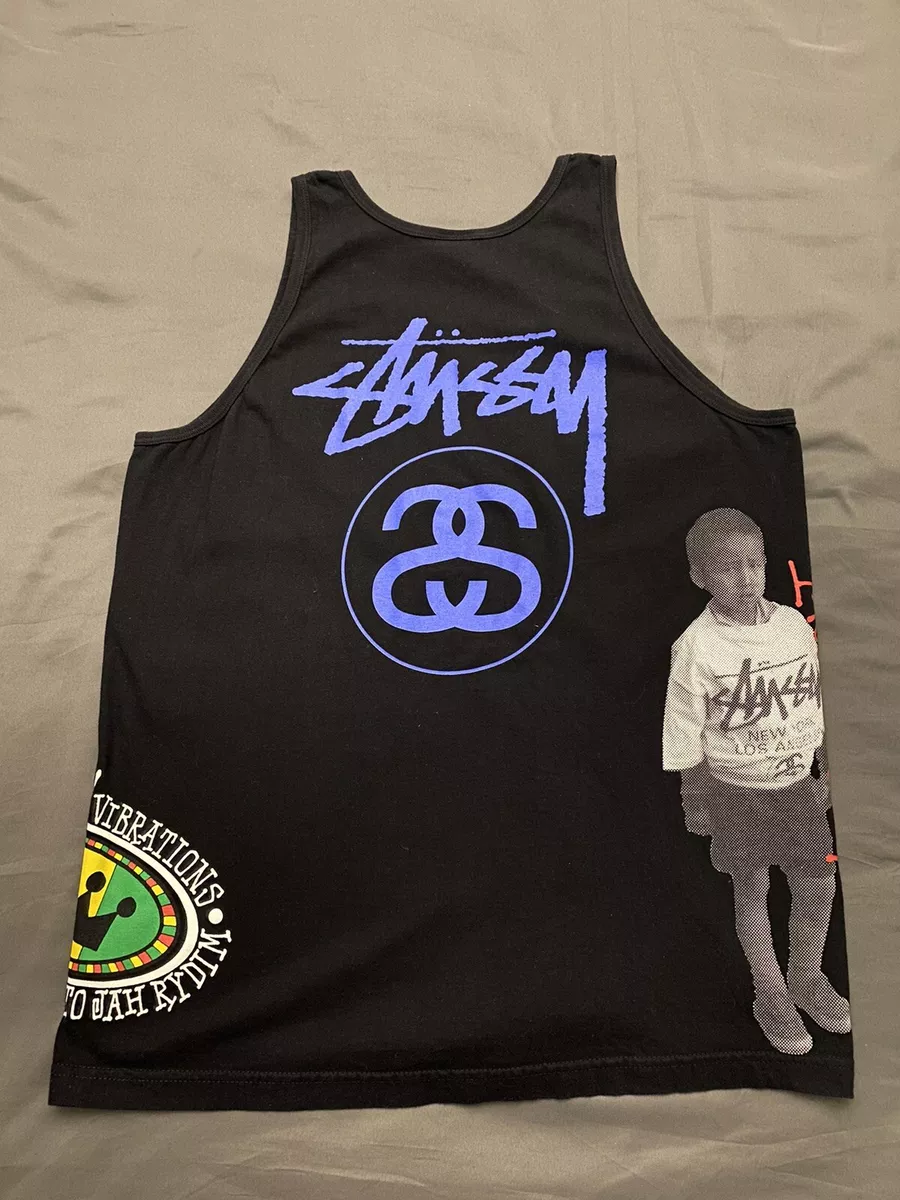 Stussy Increase the Peace Men’s Black Tank Top Size XL Have a Good Vibe