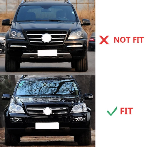 Parrilla de parachoques delantero para Mercedes-Benz X164 GL-Class GL320 GL450 2007-2009 - Imagen 10 de 10