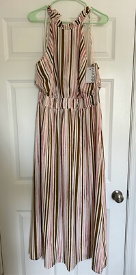 Nine West Woman's Gathered Waist Halter Maxi Dress - Size XL | eBay Nine West Woman's Gathered Waist Halter Maxi Dress - Size XL | eBay