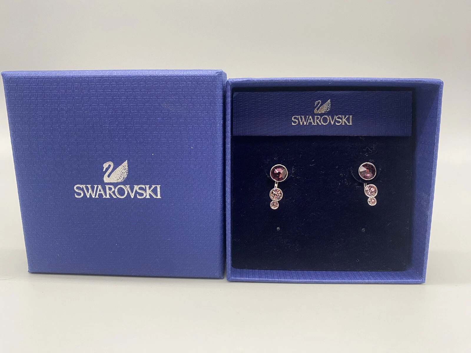 SWAROVSKI Slake Dot Pierced Earring Jackets   Purple   #5201100