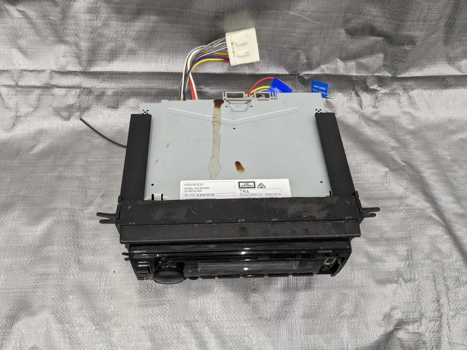 Kenwood KDC-BT530U Single Din Bluetooth Stereo With Harness For Miata - Image 2 of 4