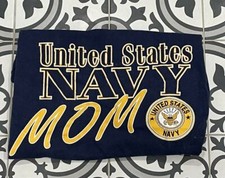 Vintage 90s United States Navy Mom Blue 1990s Crewneck Military mens Large