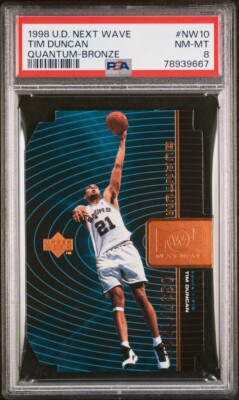 1998-99 Upper Deck Next Wave #NW10 Tim Duncan /1500 Quantum Bronze