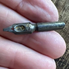 Joseph Gillott & Sons Vintage Pen Nib 5005 #3 Birmingham, England