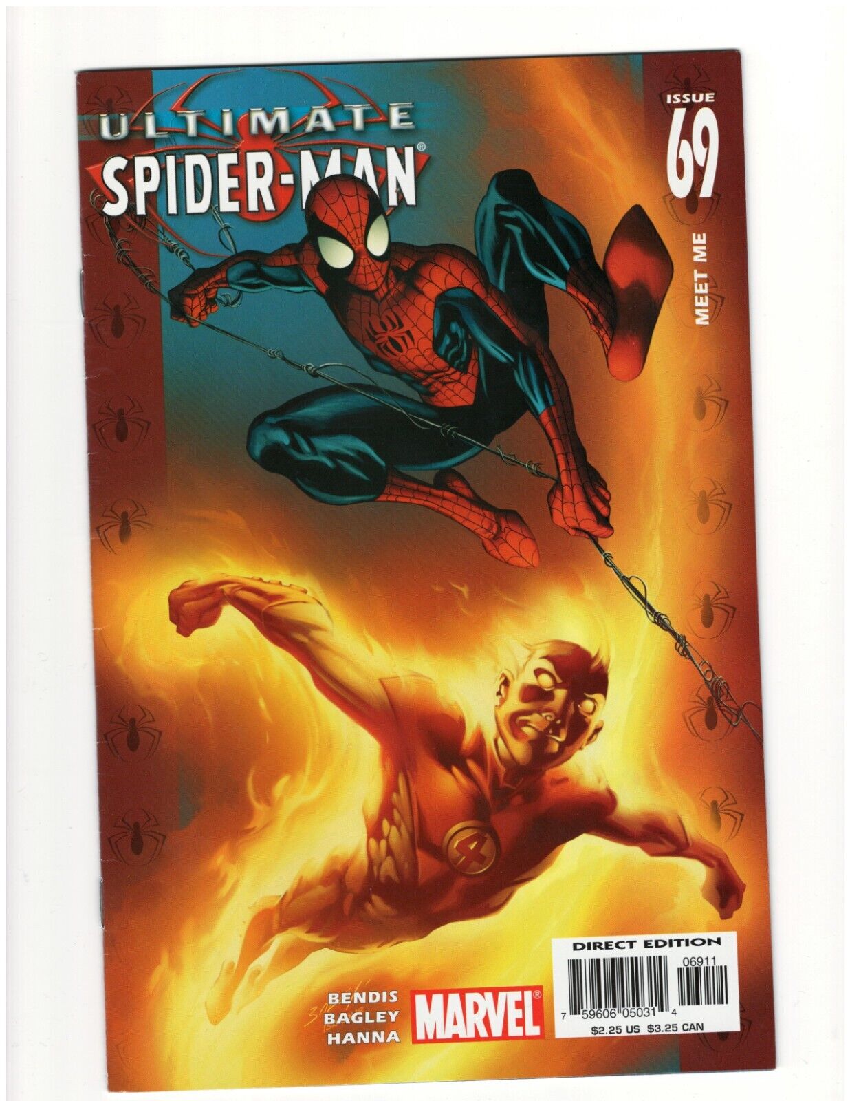 Ultimate Spider-Man 69 Bendis Bagley 2005 Marvel Comic Book Good Condition
