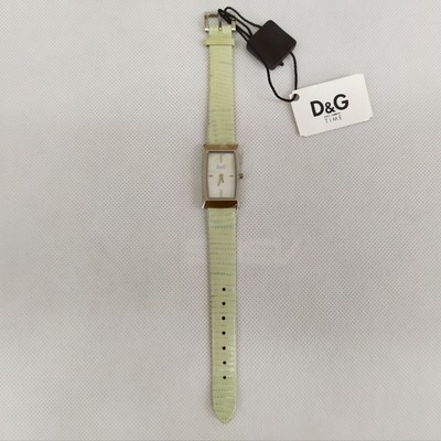 OROLOGIO DOLCE \u0026 GABBANA CINTURINO IN PELLE VERDE ACQUA E MADREPERLA | eBay