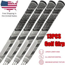13Pcs Golf Club Grip Golf Grip Natural Rubber Anti-slip Grip Standard/Midsize