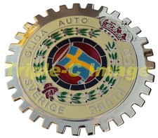 Swedish Vintage Car Club - car grille badge - Sweden