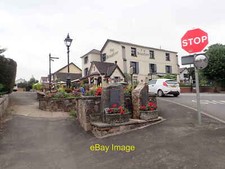 Photo 6x4 War memorial and seating area Raglan At the junction of Chepsto c2021