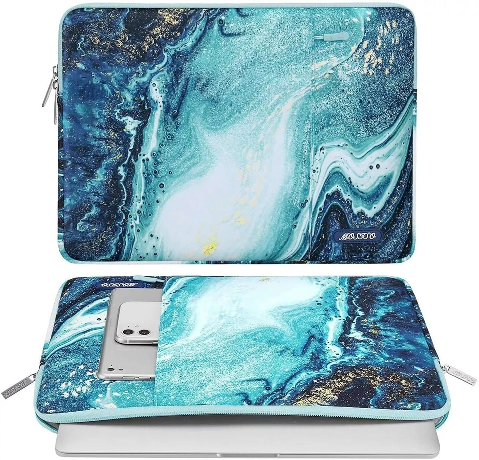 Marble Laptop Case Sleeve Design MacBook Pro MacBook Air Surface Notebook Bag - Image 2 of 4