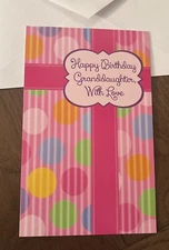 Birthday GRANDDAUGHTER With Love 5'x7.75" Stockwell Greeting Card