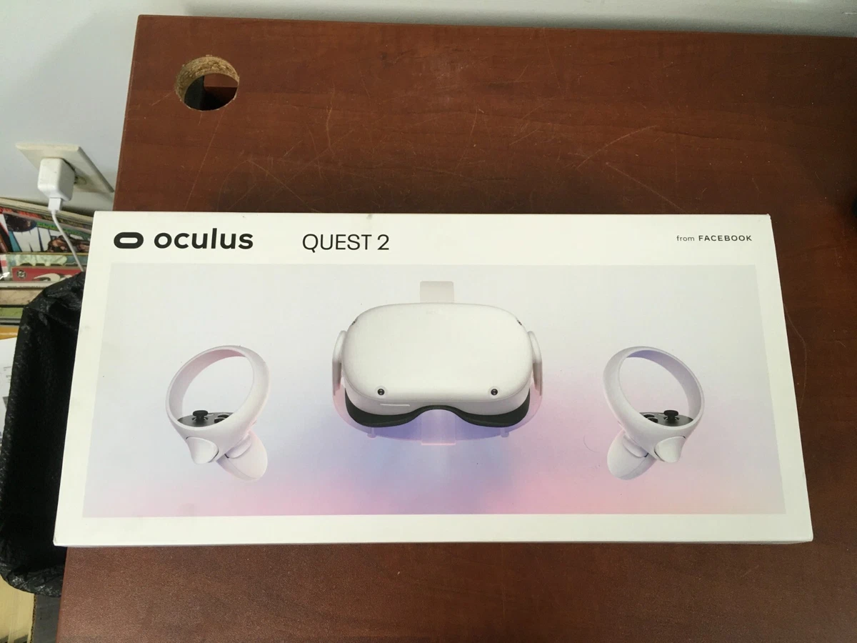Meta Oculus Quest 2 128GB Video Game System Bundle VR Headset Controllers