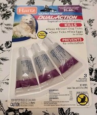 Hartz Ultra Guard Dual Action For Dogs 31 To 60lbs Fleas  Tick NEW