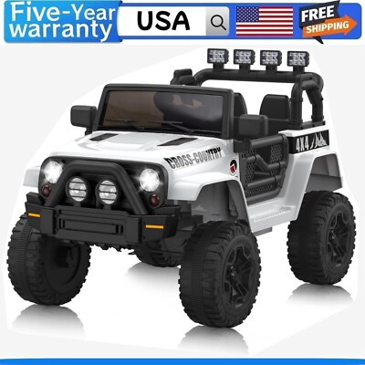  2-seat Kids Off-Road Vehicle Ride On Toys with Parent Remote Control Music LED