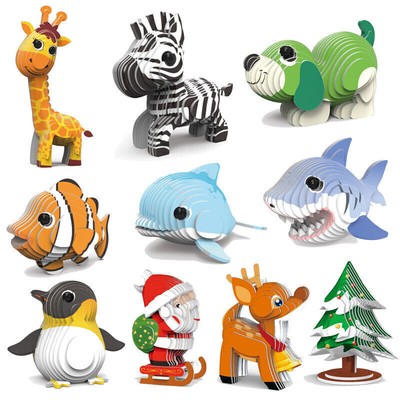 3D Puzzle New Model Build Your Own Jigsaw Craft Kit Choose Design Christmas
