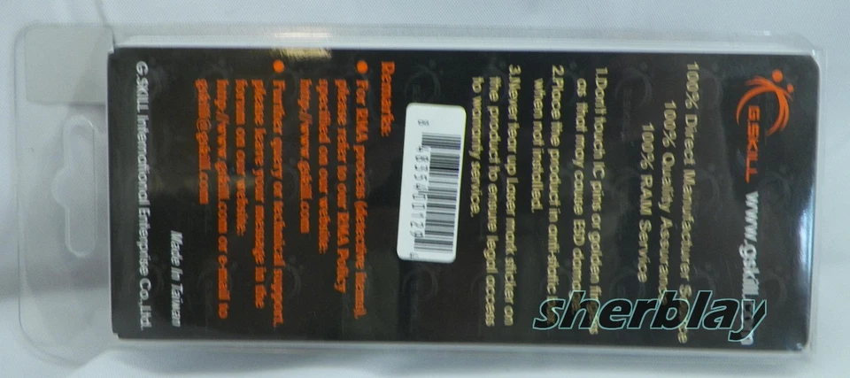 G SKILL DRAM Module Memory RAM PC3200 CL3 256MB DDR - Image 2 of 2