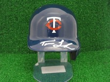 Trevor Larnach Minnesota Twins Signed Autographed Mini Helmet LOM COA (HM197)