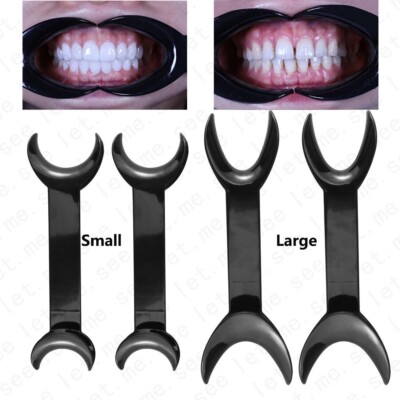 Dental Intraoral Cheek Lip Retractor Mouth Opener Expander Photography Black