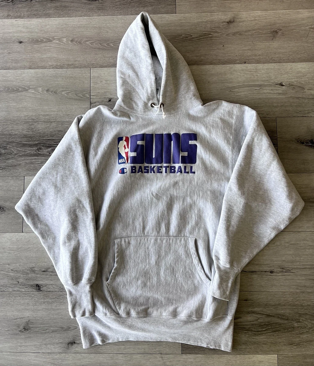 RARE Vintage Phoenix Suns Hoodie 2XL Champion Reverse Weave Sweatshirt 90s NBA