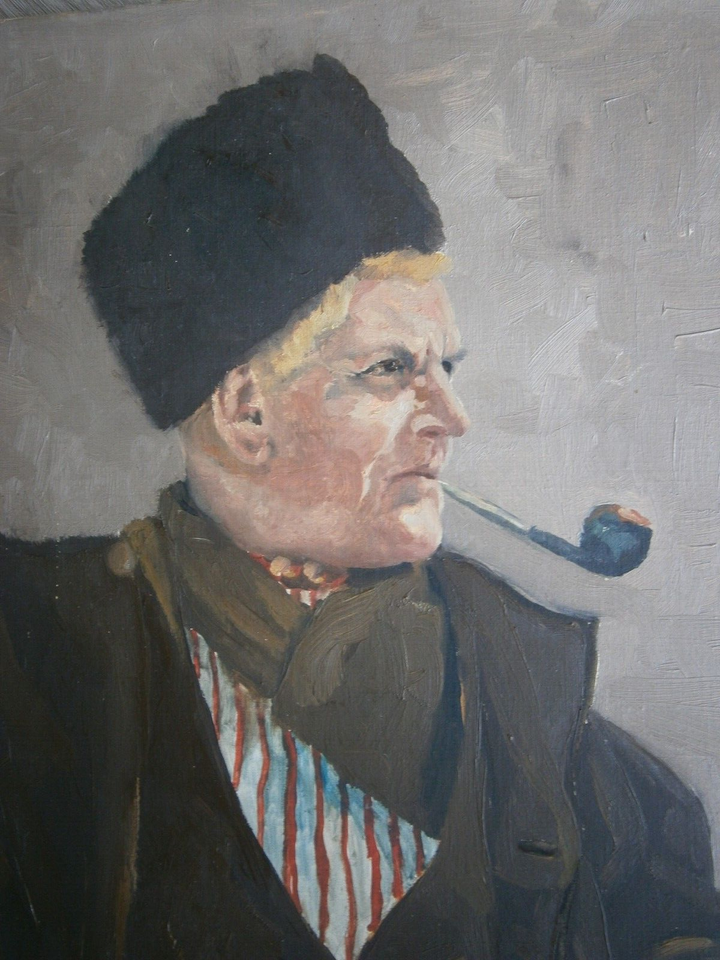 Oil Painting on Canvas "Dutchman" Portrait William H Machen Decor Man