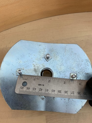 STAR Hoshino Pearl 60s Vtg Rack Tom Post Mount Bass Drum Bracket Plate Part MIJ - Picture 6 of 6