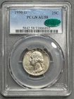 1950-D  WASHINGTON QUARTER  PCGS AU58  CAC