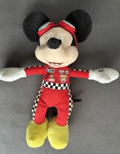 Walt Disney Mickey Mouse Plüschtier Rennfahrer Roadster Racers Micky Maus