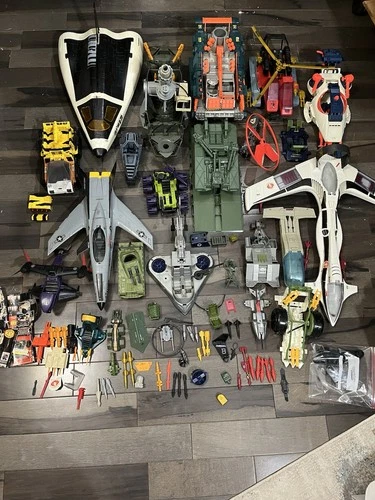 Huge Vintage G. I. Joe 1980s Collection.Lots of Ships and Vehicles. Hasbro.