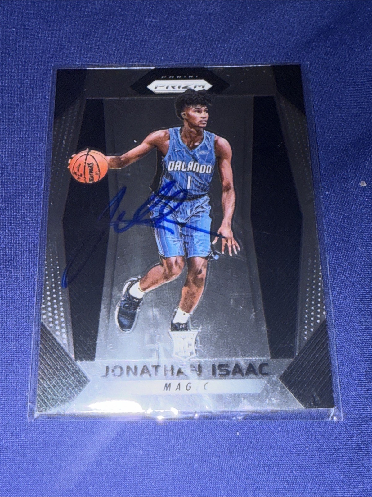 2017-18 Panini Prizm Rookie Card #73 JONATHAN ISAAC Signed autograph