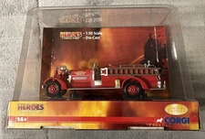 Corgi Heroes Under Fire Ahrens-Fox HT  Piston Pumper Boston Fire Department NIB