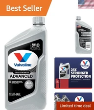 Advanced Full Synthetic SAE 5W-20 Motor Oil 1 QT - Engine Longevity & Efficiency