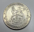 Photo of a 1915 George V Shilling from an eBay listing that sold on Jun 24, 2026