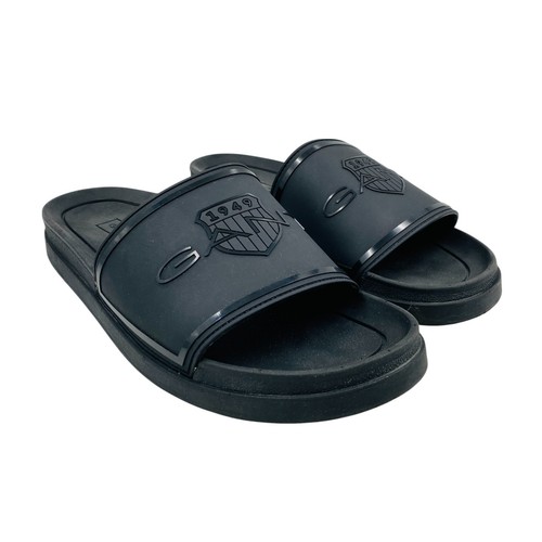 GANT Herren Schwarz Flache Pantoletten Sandalen Schuhe Größe EUR 43 UK 8,5 US 9,5