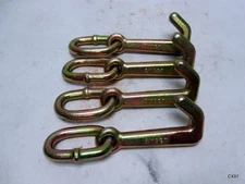 4 Pack of 5/16'' G70 Forged Mini J Hook With Link
