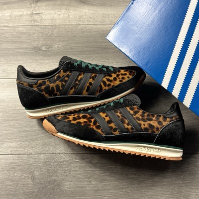 Adidas SL 72 ''Black / Brown / Leopard Print'' - Größe UK 4,5 / EU 37 1/3 / US 6