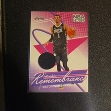 Victor Wembanyama 2024-25 NBA Hoops Rookie Remembrance Jersey Patch Spurs