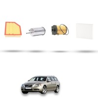 Hoffcar Wartungskit Kompatibel Mit Volvo V70 Iii 2.0 T5 180Kw Von 2013 Bis 201