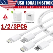 1-3PACK Fast Charger Cable Type USB C PD Cord to For iPhone 14 13 12 11 Pro Max