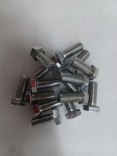 1/2-20 X 1 1/4" Chrome hex head bolt Qty 15 Made in the USA
