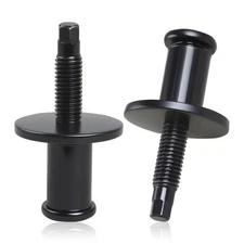 2Pcs Rear Tailgate Striker Latch Lock for 1999-2016 Ford F-450 F-550 Super Duty