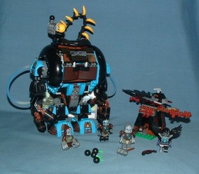 LEGENDS OF CHIMA, GORZAN'S GORILLA STRIKER SET NO. 70008 - LEGO - 2013 - USED