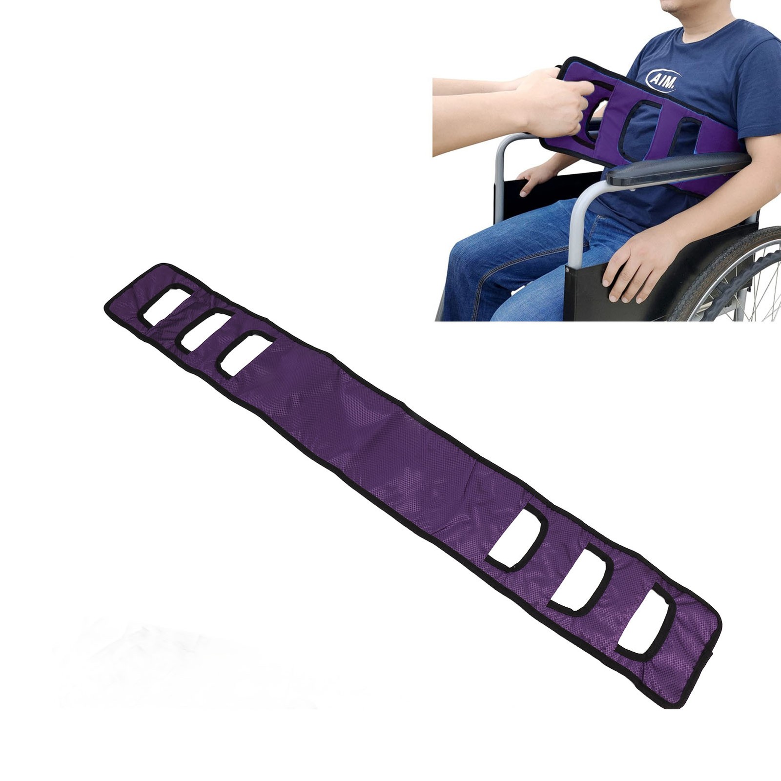 Patient Transfer Sling Gait Belt Padded Breathable Patient Lift Transferring Bel