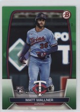 2023 Bowman Green 24/99 Matt Wallner #14 1u6