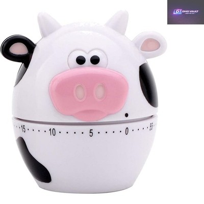 Moo mechanischer 60-Minuten-Timer - lustiges Kuh-Design perfekt zum Kochen & Backen