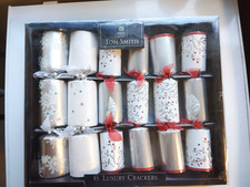 Tom Smith Holiday Crackers 12" Festive Luxury 6 Pack Multi Color Christmas NEW