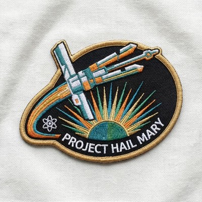 Project Hail Mary Embroidered Iron On Patch Space Mission Sci-Fi