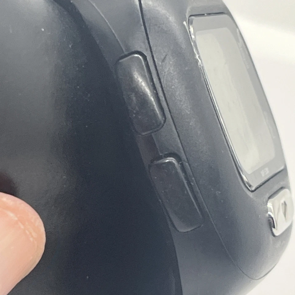 Relógio Wego unissex sensor de frequência cardíaca e oxigênio pulseira de borracha preta como está - Imagem 2 de 4