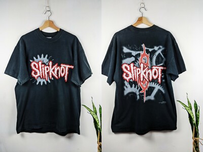 Vintage Slipknot Merch T-shirt 2000 Double Side Iowa Licensed Rare
