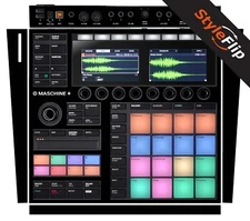 Native Instruments Maschine Plus | Black | Protective Decal | StyleFlip Skins