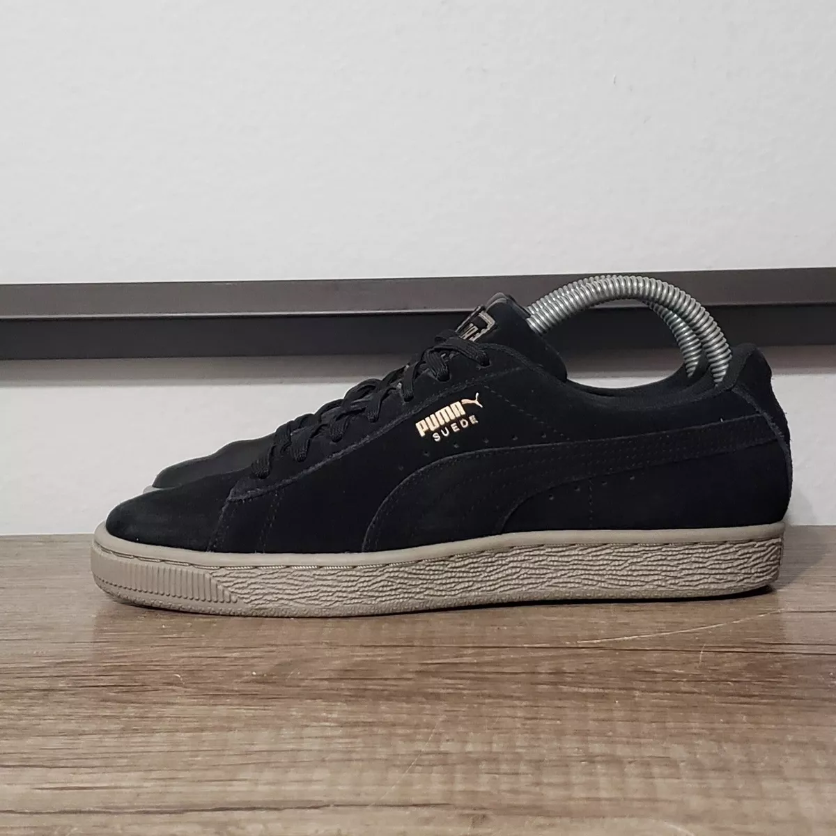 Puma suede sales women black
